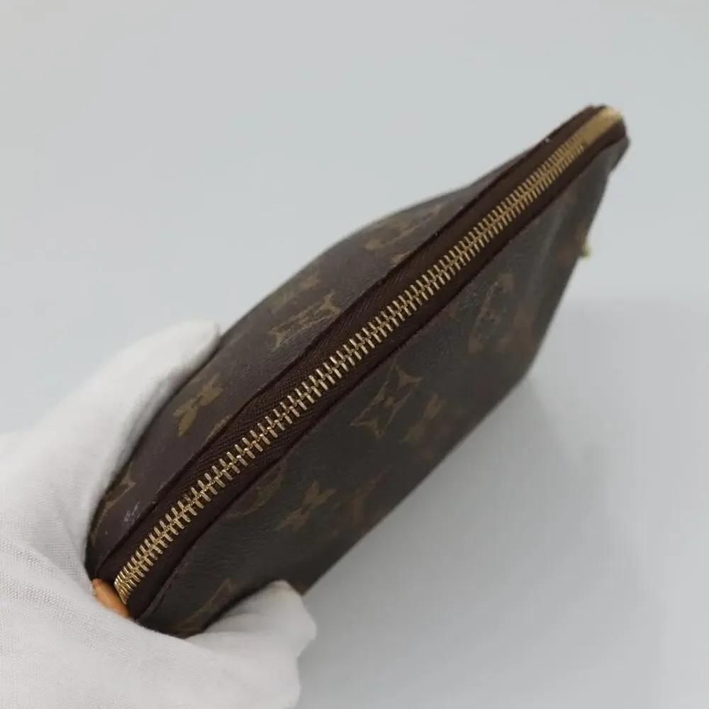 Louis Vuitton Monogram Pochette Cosmetic PM Pouch Brown